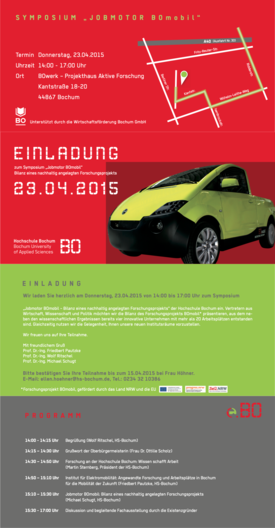 Einladung | Symposium „Jobmotor BOmobil”