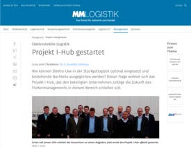 iHub-Screenshot | MM Logistik