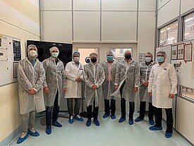 Das CellSwap-Projektteam im EPL-Werk Das CellSwap-Projektteam im EPL-Werk