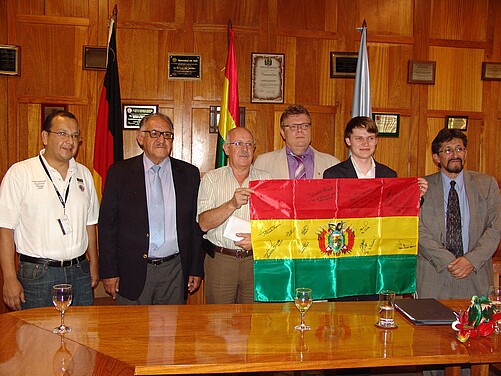 Vertreter der Univalle und des PFL | Projektbeginn BOSELIN Vertreter der Univalle und des PFL | Projektbeginn BOSELIN