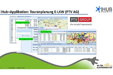 iHub-Applikation | Tourenplanung E-Lkw iHub-Applikation | Tourenplanung E-Lkw