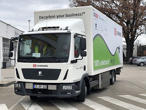 iHub-Lkw der Schenker Deutschland AG iHub-Lkw der Schenker Deutschland AG
